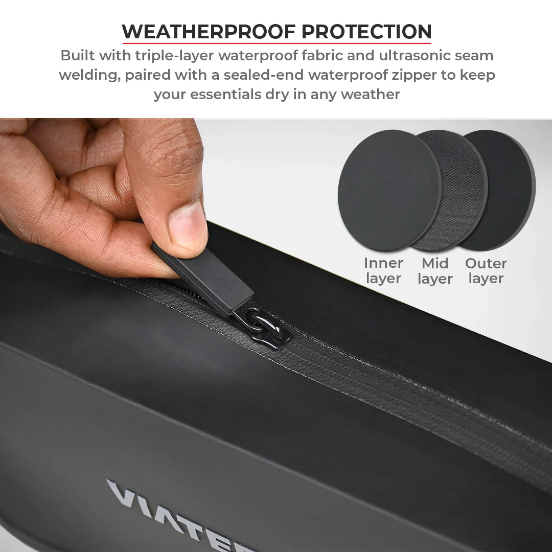 Viaterra 100% Waterproof Handlebar Bag