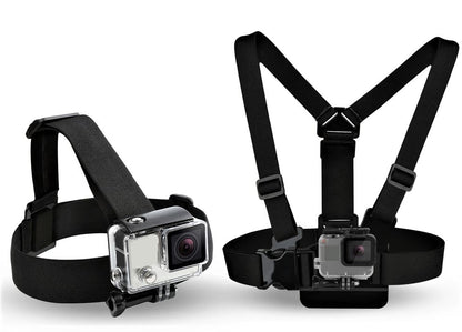 ACTIONCAM - 2 in 1 Chest Strap mount + Head Strap mount
