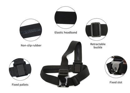 ACTIONCAM - 2 in 1 Chest Strap mount + Head Strap mount