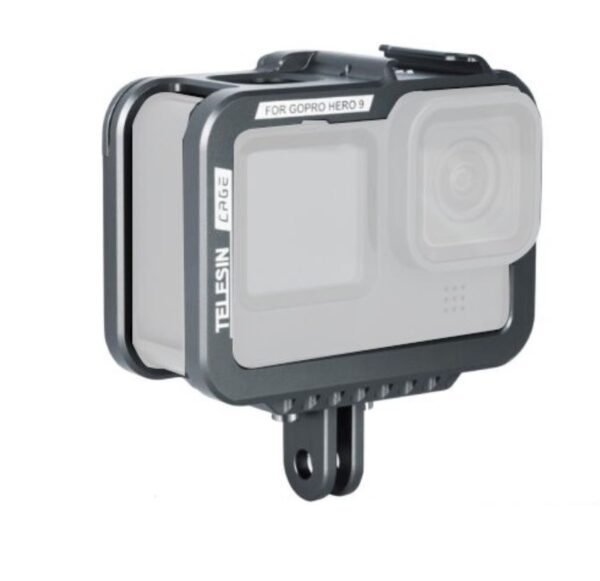 ActionCam Telesin CNC aluminium alloy housing cage for GoPro Hero 9 Black