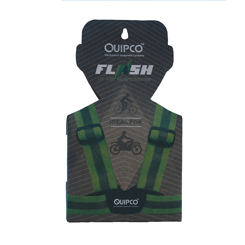 QUIPCO Flash Hi Viz Suspenders Fluro