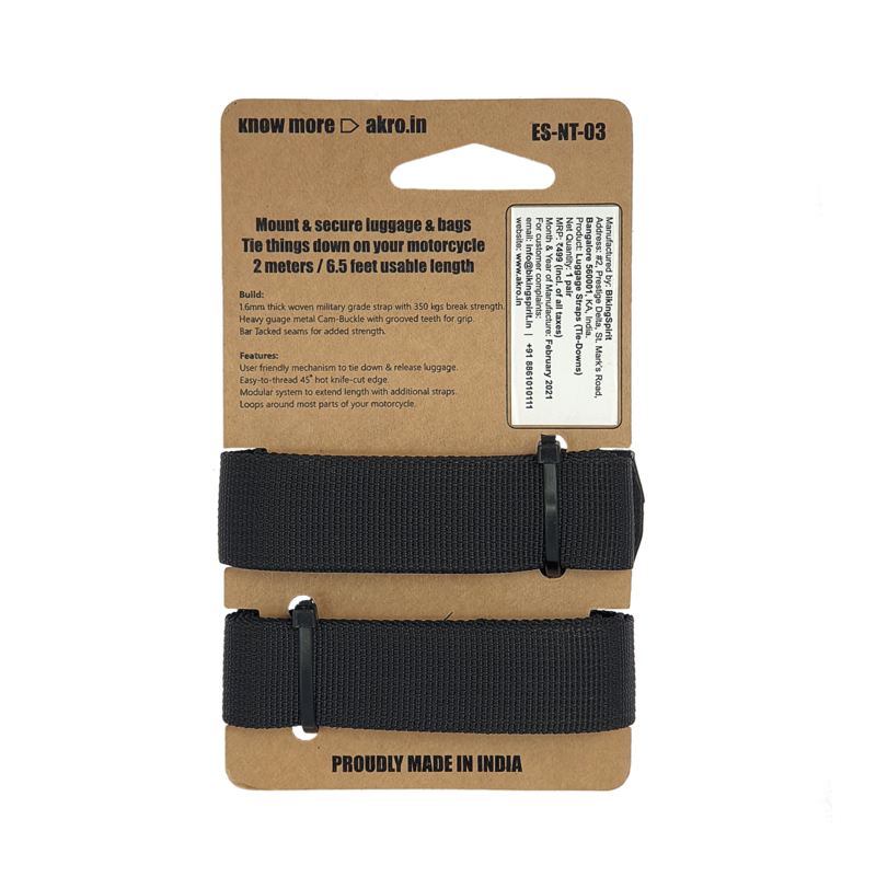 AKRO TIE DOWN STRAPS (ES-NT-03)