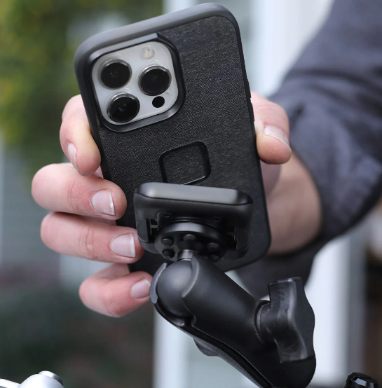 Peak Design - Mobile Motorcycle Mount 1″ Ball Adapter : Black