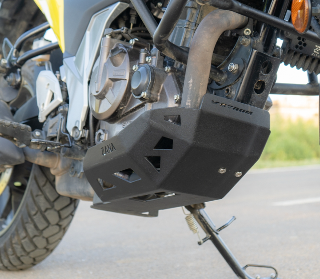 ZANA - BASH PLATE BLACK ALUMINIUM FOR V-STROM 250