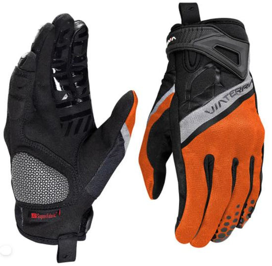 Viaterra Roost - Offroad Motorcycle Gloves - Flame Orange