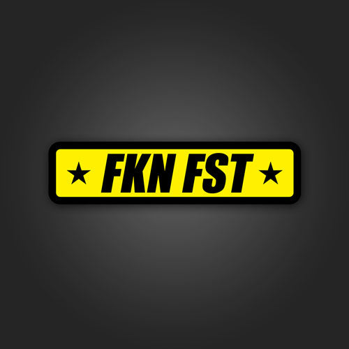 Inline4 FKN FST Sticker
