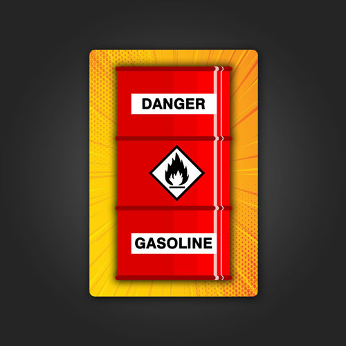 Inline4 Gasoline Sticker
