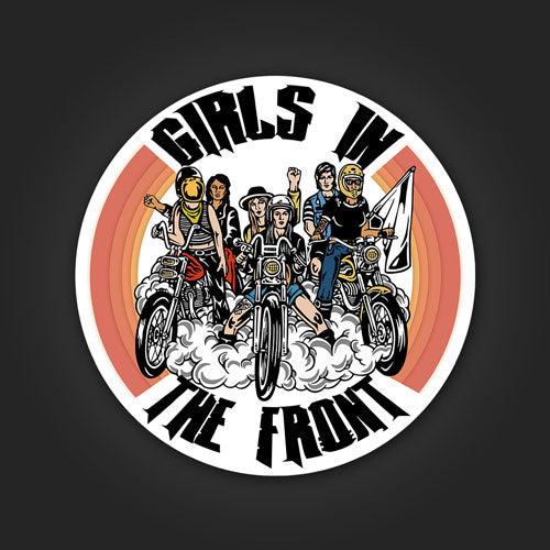 Inline4 Girls in the front Sticker