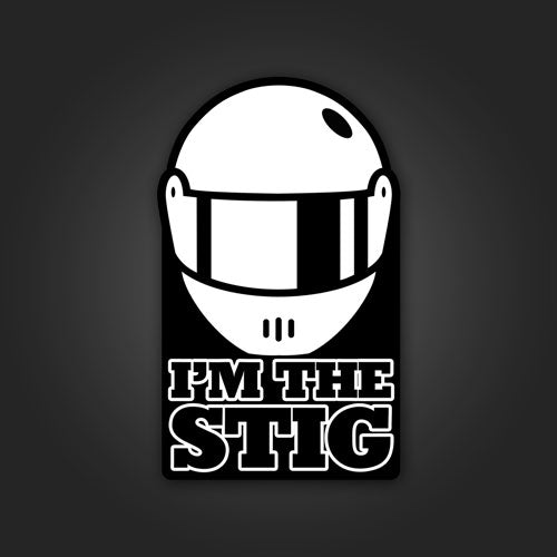 Inline4 I'm the Stig Sticker