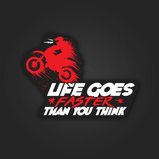 Inline4 Life goes faster Sticker