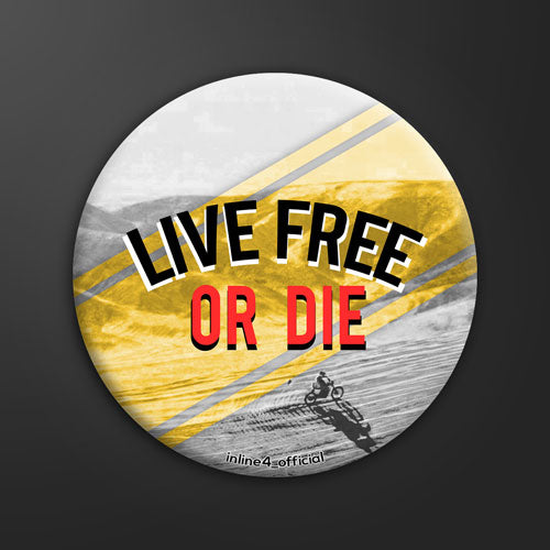 Inline4 Live Free or Die Badge