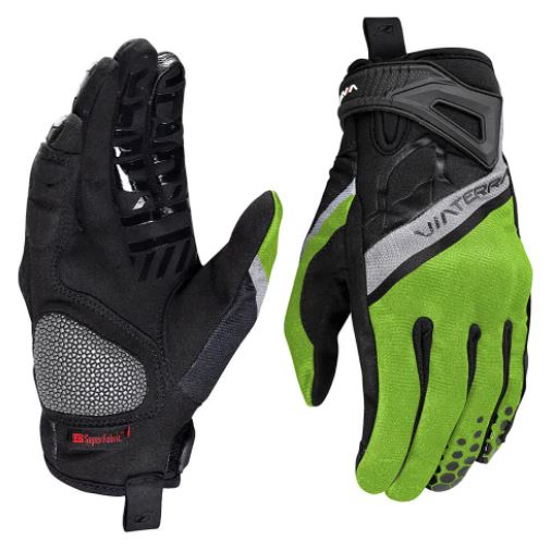 Viaterra Roost - Offroad Motorcycle Glove - Neon Green