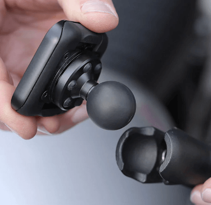 Peak Design - Mobile Motorcycle Mount 1″ Ball Adapter : Black