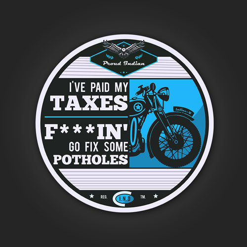 Inline4 Paid my Taxes Sticker