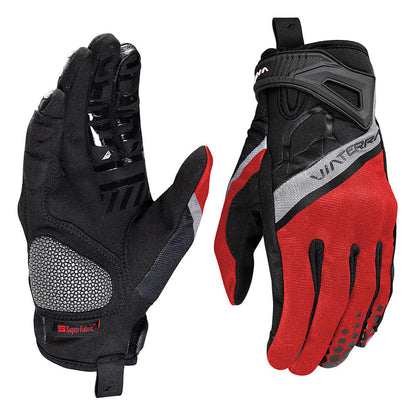 Viaterra Roost - Offroad Motorcycle Glove - Chilli Red