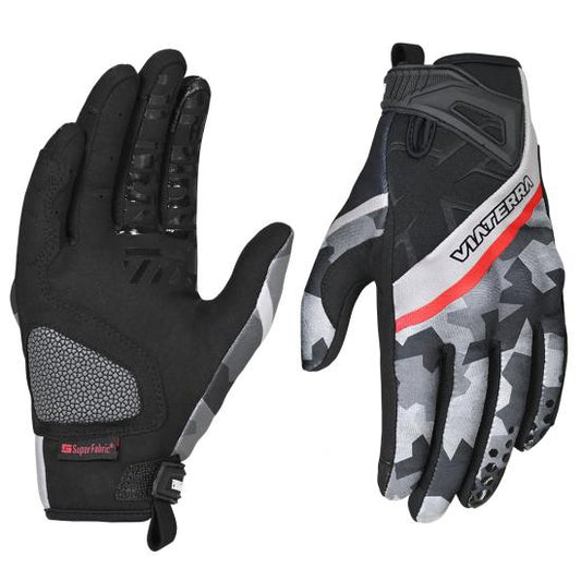 Viaterra Roost - Offroad Motorcycle Glove - Snow Camo