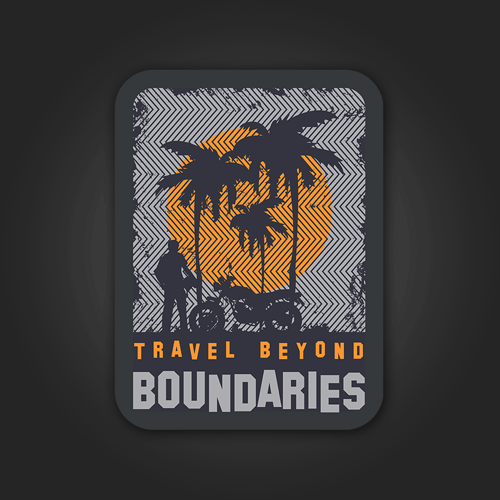 Inline4 Travel beyond Boundaries Sticker