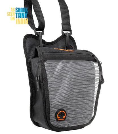 GUARDIAN GEARS Wolverine Magnetic Tank Pouch With Rain Cover And Sling Strap