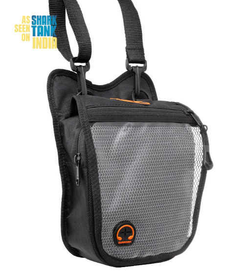 GUARDIAN GEARS Wolverine Magnetic Tank Pouch With Rain Cover And Sling Strap