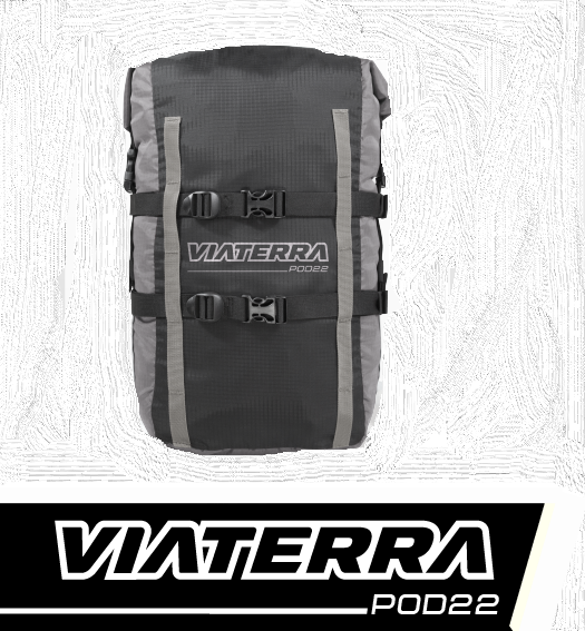 ViaTerra Pod 22 - 100% WATERPROOF MOTORCYCLE TAIL BAG