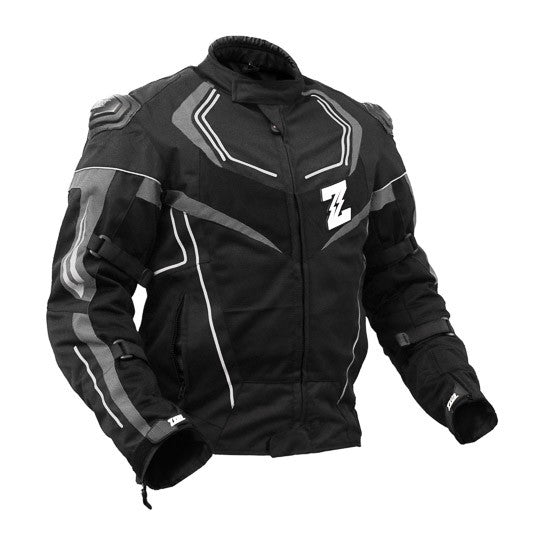 Zeus Airdrift SP-X Riding Jacket Black Grey