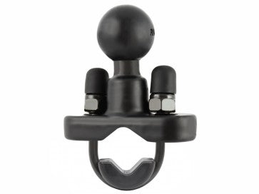 RAM Rail Base with Zinc Coated U-Bolt & 1inch Ball for Rails from 0.5" to 1.25" in Dia