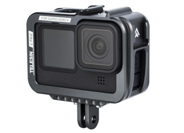 ActionCam Telesin CNC aluminium alloy housing cage for GoPro Hero 9 Black